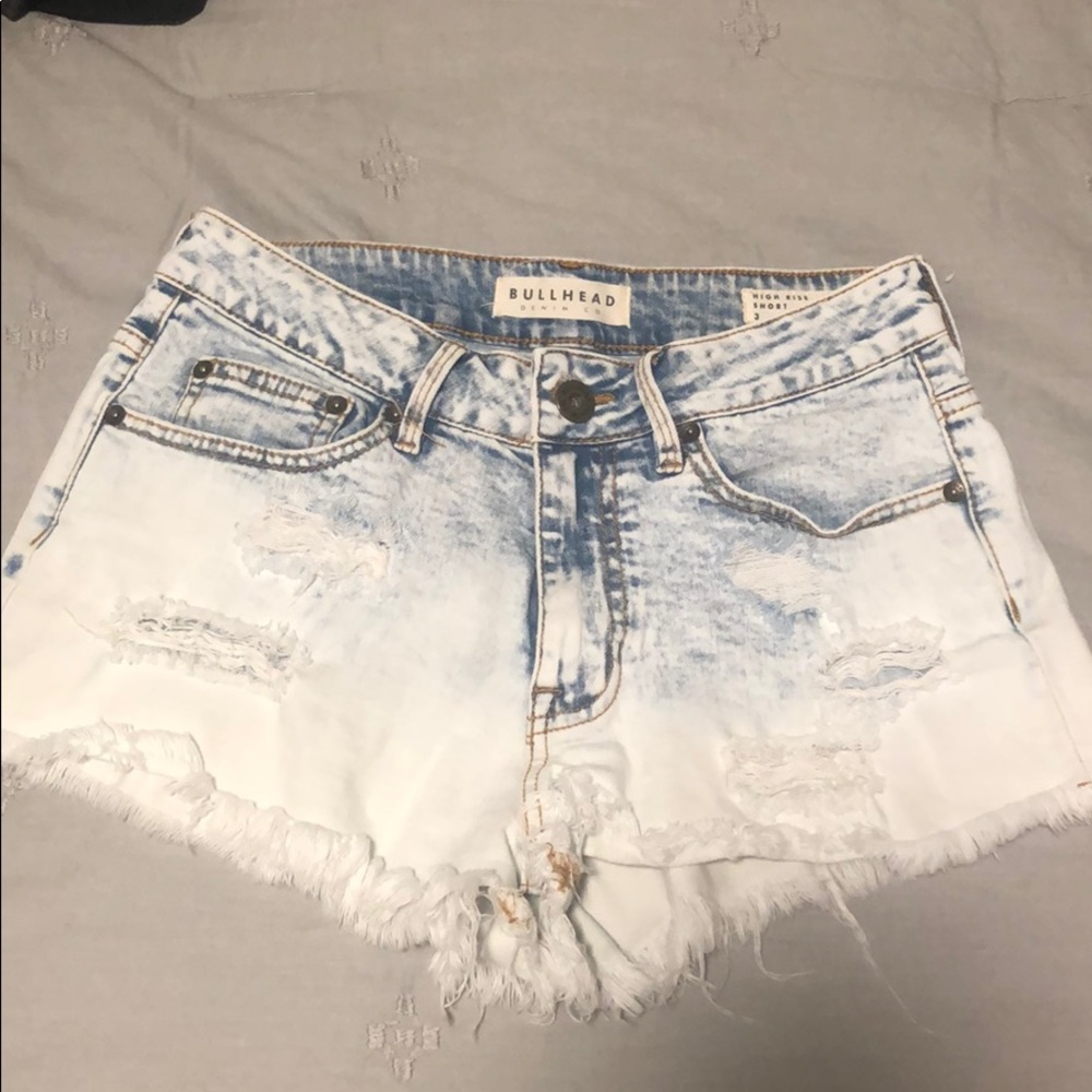 Bullhead high rise Jean shorts